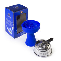 Набор AMY DELUXE Hot Cut чаша шестикамерная (синяя) + AMY Smoke Box