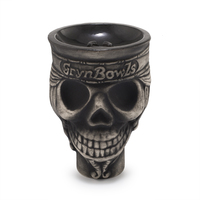 Чаша глазурованная GRYNBOWLS Skull высота 11 см, диаметр 7.5 см, глубина 1 см