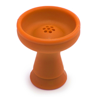 Чаша силиконовая (оранжевая) высота 9 см, диаметр 7,5 см, глубина 19 см