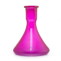 Колба CANDY LOOP фиолетовая с полоской (24см горло 43мм дно 18см)