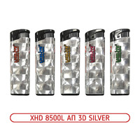 Зажигалки пьезо XHD 8500L АП 3D SILVER