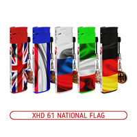 Зажигалка пьезо LUXLITE XHD 61 NATIONAL FLAG