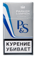 Сигареты PARKER Compact Silver Смола 4 мг/сиг, Никотин 0,4 мг/сиг, СО 4 мг/сиг.