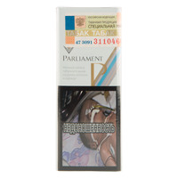 Сигареты PARLIAMENT P 100 Super Slims Смола 4 мг/сиг, Никотин 0,4 мг/сиг, СО 3 мг/сиг.