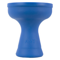 Чаша силиконовая AMY DELUXE под Kaloud (синяя) высота 9 см, диаметр 8 см, глубина 1.8 см