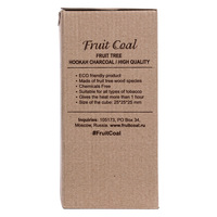 Уголь фруктовый FRUIT COAL 72 брикетов