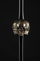 Кальян MAKLAUD Skeleton Skull V1 72 см Gold (Шахта + шланг + блюдце + колба)