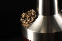 Кальян MAKLAUD Transform Ring Lion №4 из нержавеющей стали (Шахта + шланг + блюдце)
