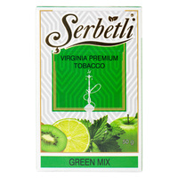 Табак SERBETLI 50 г Green Mix (Зелёное Яблоко Киви Лайм Мята)