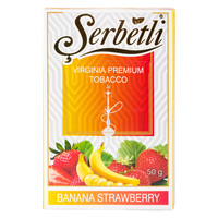 Табак SERBETLI 50 г Banana Strawberry (Банан Клубника)