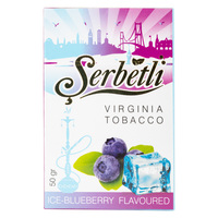 Табак SERBETLI 50 г Ice Bluberry Flavoured (Ледяная Черника)