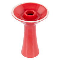 Чаша фарфоровая KM ЛАСТОЧКА красная глазурь (высота10.5 см, диаметр 7.1 см, глубина 1.2 см)