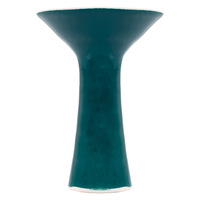 Чаша фарфоровая KM ЛАСТОЧКА зелёная глазурь (высота 10.5 см, диаметр 7.1 см, глубина 1.2 см)