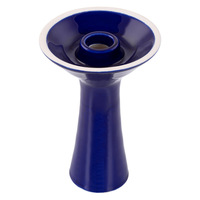 Чаша фарфоровая KM ЛАСТОЧКА синяя глазурь (высота 10.5 см, диаметр 7.1 см, глубина 1.2 см)