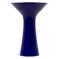 Чаша фарфоровая KM ЛАСТОЧКА синяя глазурь (высота 10.5 см, диаметр 7.1 см, глубина 1.2 см)