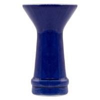 Чаша WTO глазурованная синяя (высота 9.1 см,  (высота 9.1 см, диаметр 5.8 см, глубина 1.3 см)