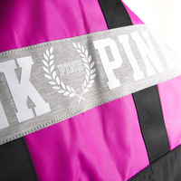 Сумка спортивная PINK 6327 розовая (48х24х21)