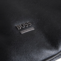Деловая сумка HUGO BOSS 8340-1 чёрная (40х30х6)