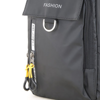 Рюкзак с одной лямкой SKY-BOW 1039 чёрный полиэстер (18х32х6)