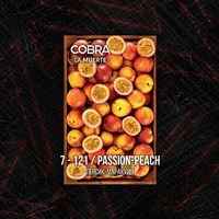 Табак COBRA La Muerte 40 г Passion Peach (Персик Маракуйя)