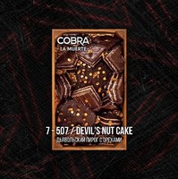 Табак COBRA La Muerte 40 г Devil's Nut Cake (Дьявольский Пирог с Орехами)