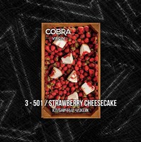 Бестабачная смесь COBRA Virgin 50 г Клубничный Чизкейк (Strawberry Cheesecake)