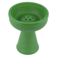 Чаша силиконовая AMY DELUXE под Kaloud (зелёная) высота 9 см, диаметр 8 см, глубина 1.8 см