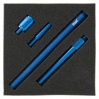 Шланг силиконовый МYА 150см синий (металлический разборный мундштук)