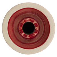 Чаша WTO глазурованная красная (высота 9.1 см, диаметр 5.8 см, глубина 1.3 см)