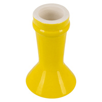 Чаша WTO глазурованная жёлтая (высота 9.1 см, диаметр 5.8 см, глубина 1.3 см)