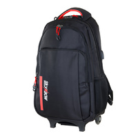 Рюкзак на колесах SKY-BOW 8202 чёрно-красный 58 см