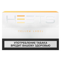 Нагреваемые табачные палочки (стики) HEETS from IQOS Parliament Yellow Label