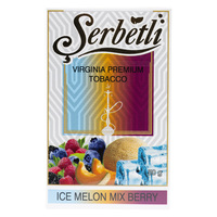 Табак SERBETLI 50 г Ice Melon Mix Berry (Ледяная Дыня Ягодный Микс)