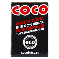 Уголь кокосовый СОСОBRICO Kaloud Edition 1 кг 96 брикетов