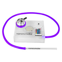 Кальян NANOSMOKE Cube Full фиолетовый (Полный комплект)