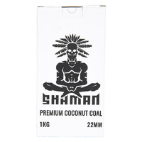 Уголь кокосовый SHAMAN Small 1 кг 96 брикетов