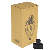 Уголь кокосовый COCOLOCO Small 1 кг 22 мм 96 брикетов