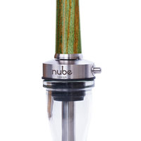 Кальян NUBE Unique Green Zebrano 56 см (Шахта + блюдце + мундштук)