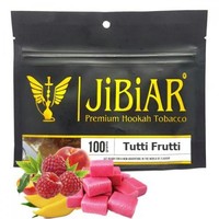 Табак JIBIAR 100 г Tutti Frutti (Персик Манго Сладкая Жвачка)