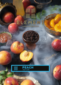 Купить Табак ELEMENT 100 г Вода Peach (Персик)
