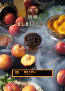 Купить Табак ELEMENT 100 г Земля Peach (Персик)