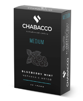 Бестабачная смесь CHABACCO 50 г Medium Blueberry Mint (Черника с Мятой)
