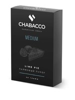 Бестабачная смесь CHABACCO 50 г Medium Lime Pie (Лаймовый Пирог)