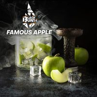 Табак BLACK BURN 100 г Famous Apple (Ледяное Зеленое Яблоко)