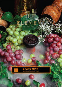 Купить Табак ELEMENT 40 г Земля Grape Mint (Виноград Мята)