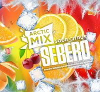 Табак SEBERO 30 г Arctic Mix Sour Citrus (Лимон Вишня Ревень Апельсин Арктик)