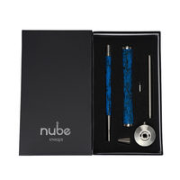 Кальян NUBE Unique Volt Blue 56 см (Шахта + блюдце + мундштук)