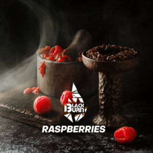 Купить Табак BLACK BURN 25 г Raspberries (Спелая Лесная Малина)