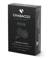 Бестабачная смесь CHABACCO 50 г Medium Lemon Drop (Лимонный Леденец)