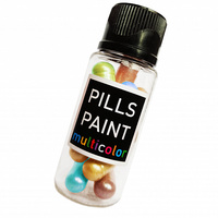 Краска для колбы Pills Point разноцветные перламутные